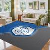 Sheffield Wednesday Design Crystal Velvet Rug Soft Decorative Mat for Bedroom Entrance