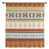Boho geometrische Streifen schiere Voile Fenstervorhänge Tüllvorhänge Wohnzimmer Balkon Dekoration Vorhänge