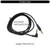 Nylon Coating Replacement Audios Wire For V2Pro Headphones Cable Featuring 4Pole Gold Connector Noise reductions 140cm