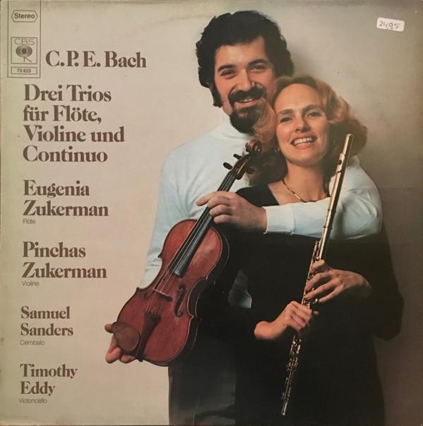

LP Record CARL PHILIPP EMANUEL BACH EUGENIA Drei Trios Fur Flote Violine Und C 73623 CBS 1977 Germany Classical Used