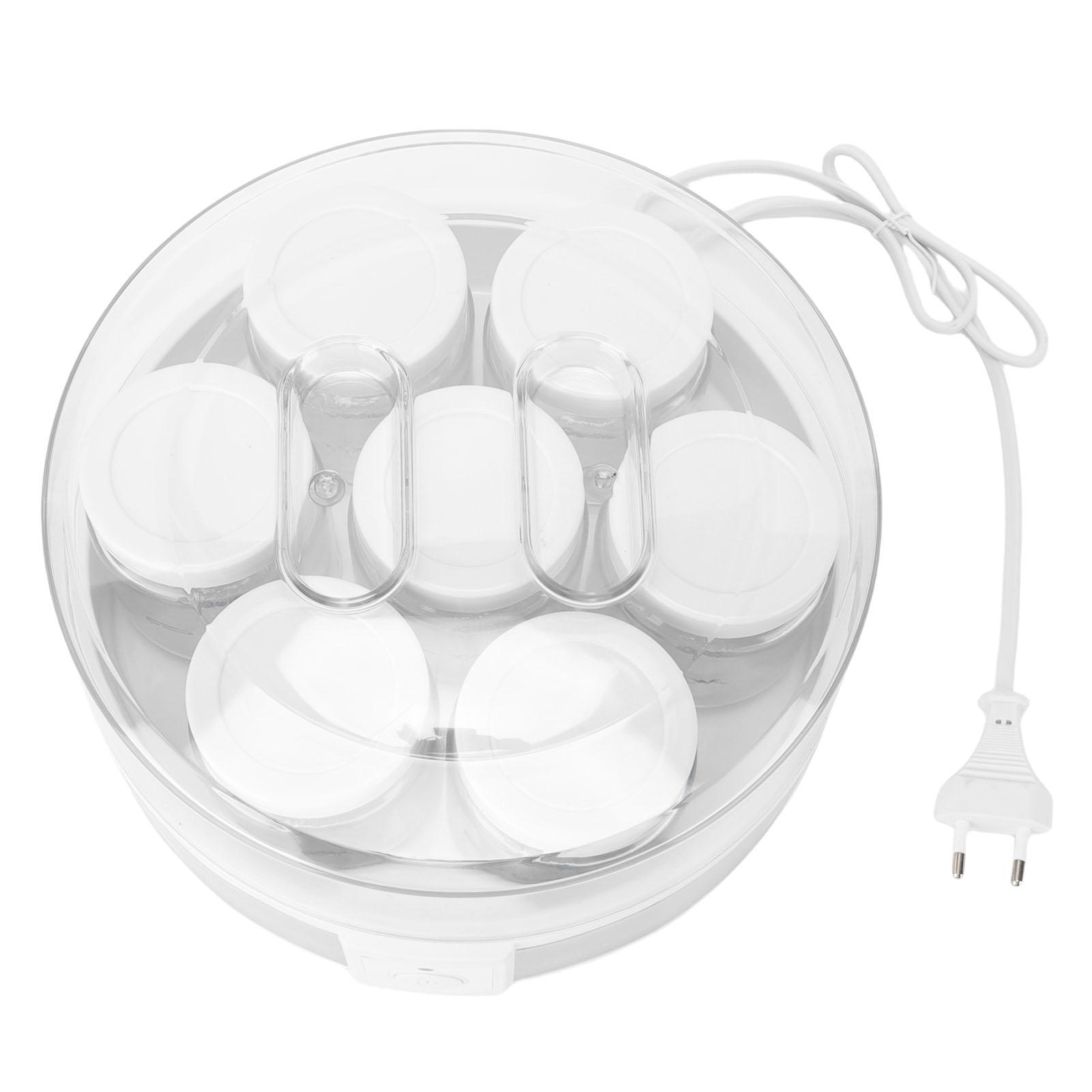 

Электрическая йогуртница 20 Вт ABS Стекло Многофункциональная Портативная Домашняя Машина для Греческого Йогурта с 7 Стаканчиками для Джемов Пудингов