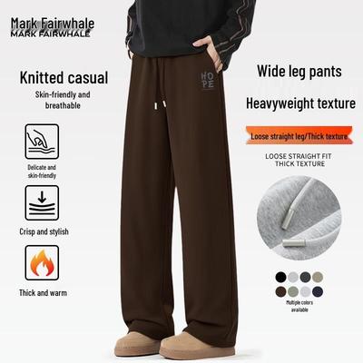 Calças Casuais Masculinas de Corte Reto