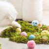Cat Ball Toy Interactive Funny Touch Induction Bite Resistance Teeth Grinding Animal Sounds Cat
