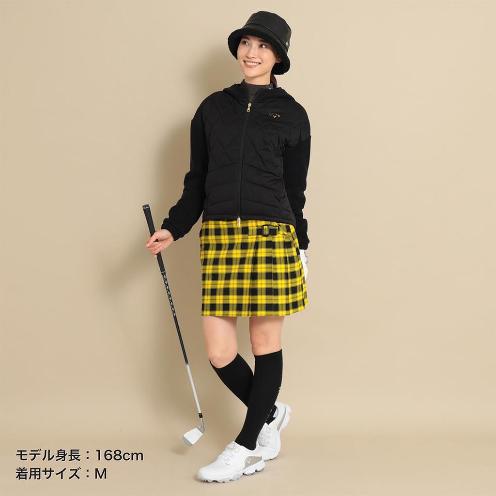 Water Repellent Full Zip Filled Parka Outerwear Golf C23215204 S [Callaway] Women's (Star Stretch Stretchable/Windproof) / / 1010_Black