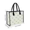 Cute Dove Print Tote Bag Casual Large Capacity Daily Outing Shoulder Handbag