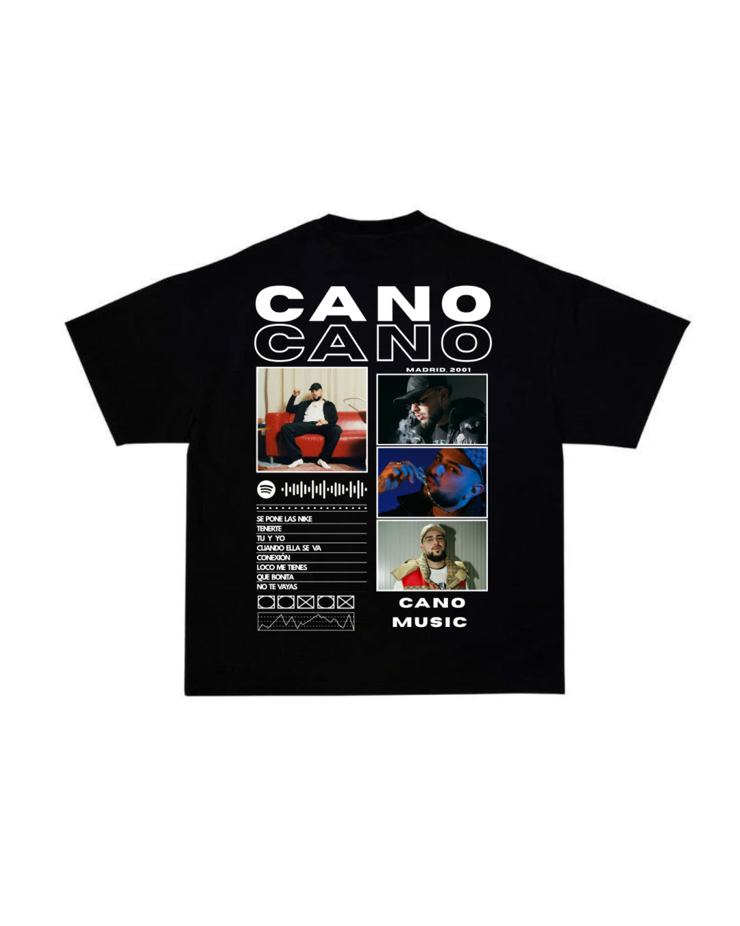 

Men s Cano Music Artist Retro Print T-shirt Casual Cotton Streetwear Oversized Short Sleeve Hip Hop Tee S разноцветный