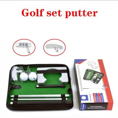 Golf Aluminiumlegierung Kombination Schiebestange Dreiabschnitt Abnehmbar Tragbar Einseitig Doppelseitig Set für den Golfgebrauch