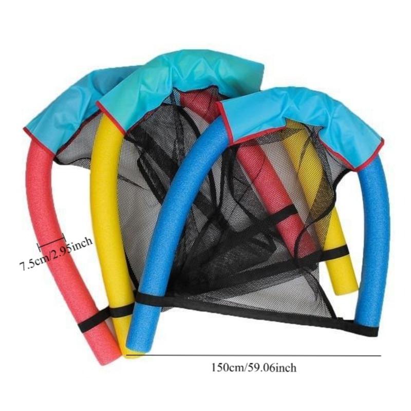 1PC chair swimming equipment floating bed recliner water supplies floating row splashing board swimming ring buoyancy rod chair buoyancy strong