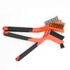 Industrial Cleaning Brush Brush Brass Nylon Stainless Steel Wire Hard Bristle Brush 18CM Rust Remover Metal Clean Polishing Tool