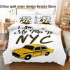 NYC Taxi I Survived My Trip To New York Bedding Set 3D Printed Duvet Cover Pillowcase For Travel Lover Bedroom Decor