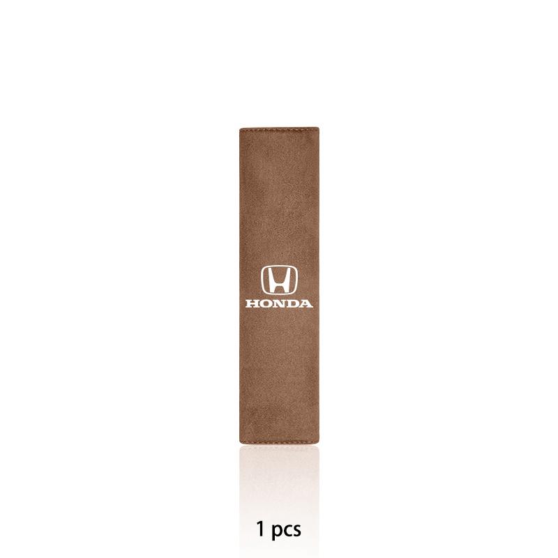 Car Shoulder Protector Pad Suede Seat Belt Cover For Honda Civic Accord Crosstour Spirior Odyssey Avancier UR-V Sienna Elysion