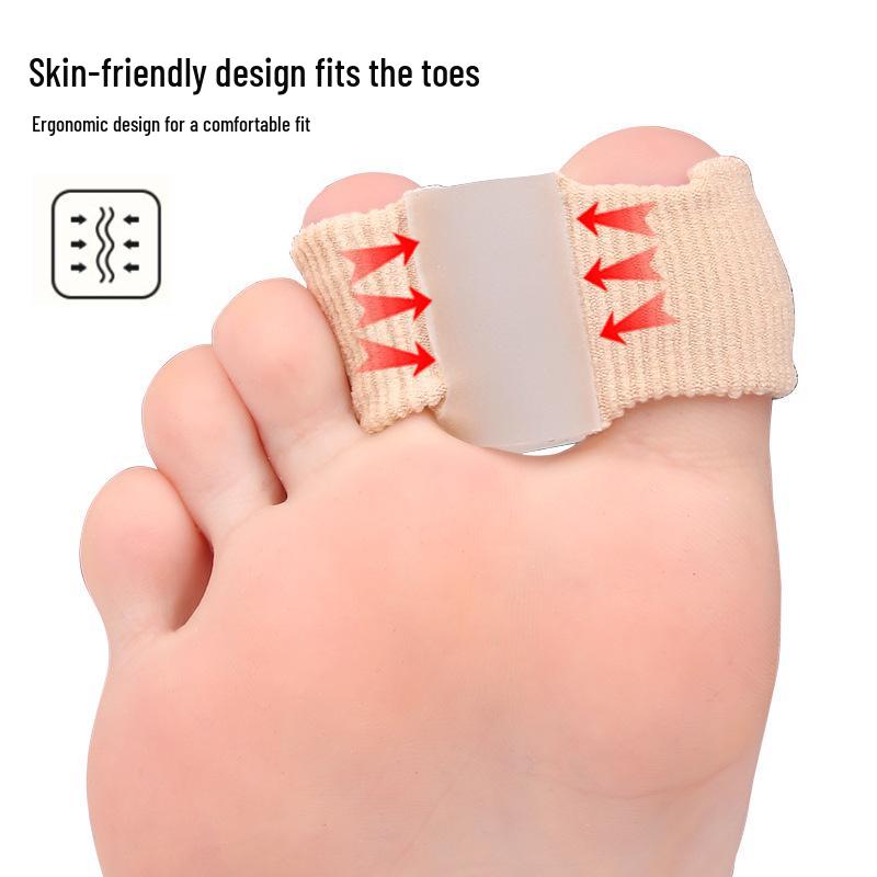 Double Hole Toe Sleeves for Hallux Valgus & Bunion Relief – Orthotic Toe Separators for Overlapping Toes, Men & Women
