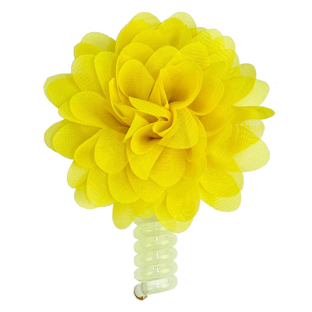 Women Chiffon Flower Elastic Hair Rope Bands Cute Girls Telephone Wire Line Elasticity Hair Ties For Kids Girls Hair Accessories