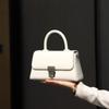 2025 Spring/Summer Women's Small Square Handbag, New Cross-Border Model with Textured Lock, Fashionable Commuting Versatile Crossbody Bag