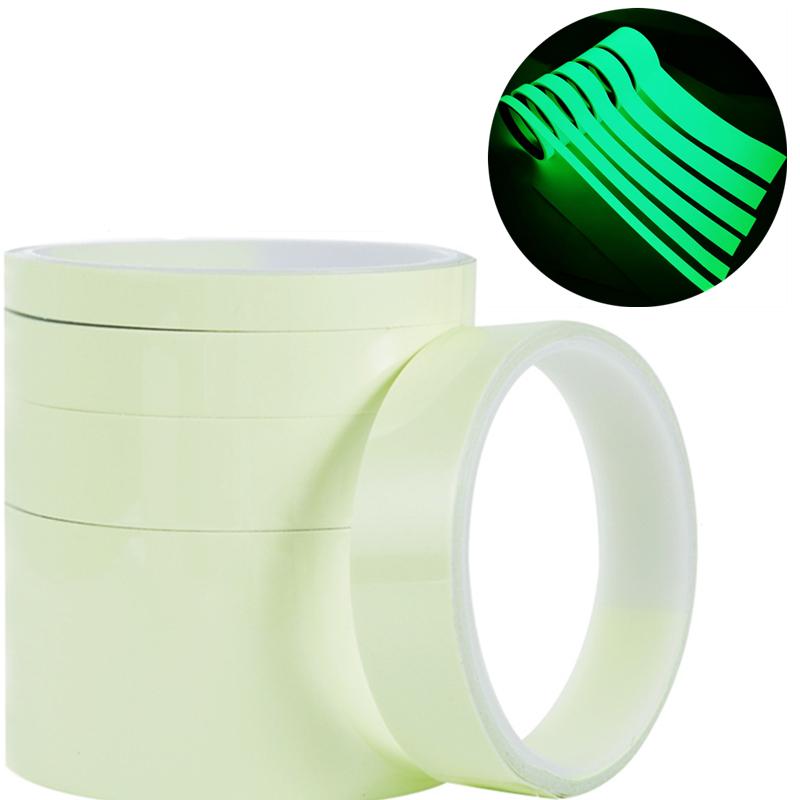 3M/5M Self-adhesive Luminous Tape Night Vision Glow Stickers DIY Home Decoration Warning Fluorescent Safety Tapes for Party
