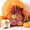 100-500pcs Pumpkin Halloween Stickers Party Halloween Gift Wrapping Label Scrapbook Cartoon Stationery Stickers