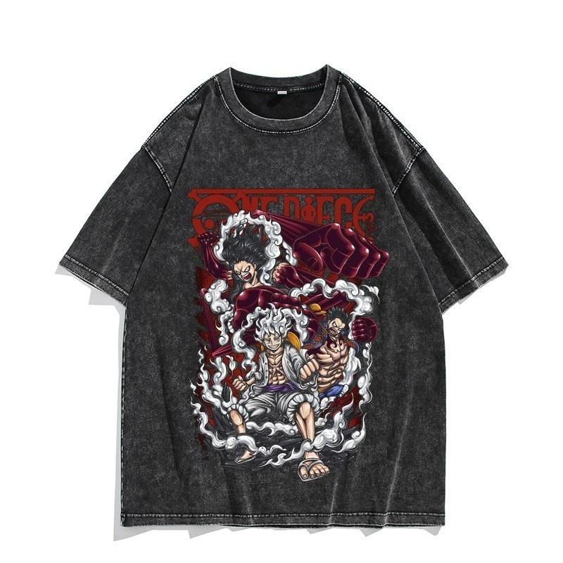 One Piece Luffy Gear 5 Anime Manga T-Shirt Tee Undershirt Cotton S