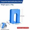 2Pcs Metal Book Supports Round Top Book Stopper Durable Desktop Bookshelf Organizer  Gift