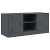 Vidaxl TV Cabinet, Anthracite, 99X39X44 Cm, Steel