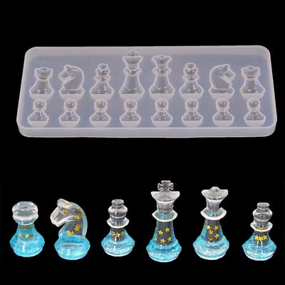 Internationale Schachform Silikonform Diy Ton Epoxidharzform Anhängerform