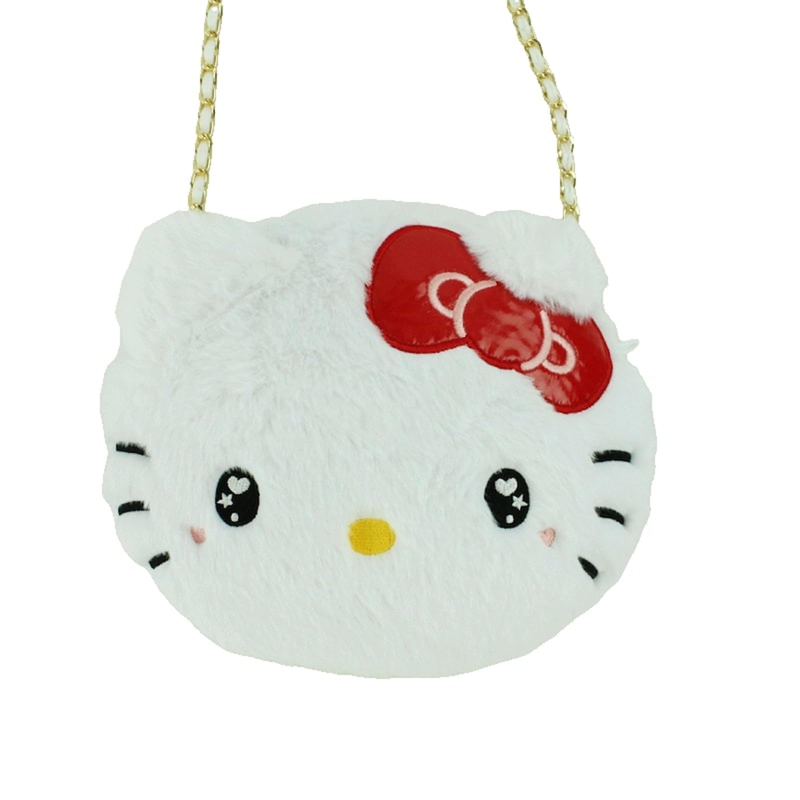 

Sanrio Characters Fur Shoulder Bag Hello Kitty Die-Cut