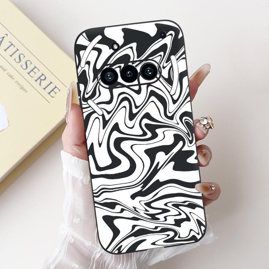 Para Funda Nothing Phone 3A A059 Lindo Dibujo Animado Panda Astronauta Silicona Suave Negro Mate Cubierta Para Nothing Phone3a Pro A059P Fundas
