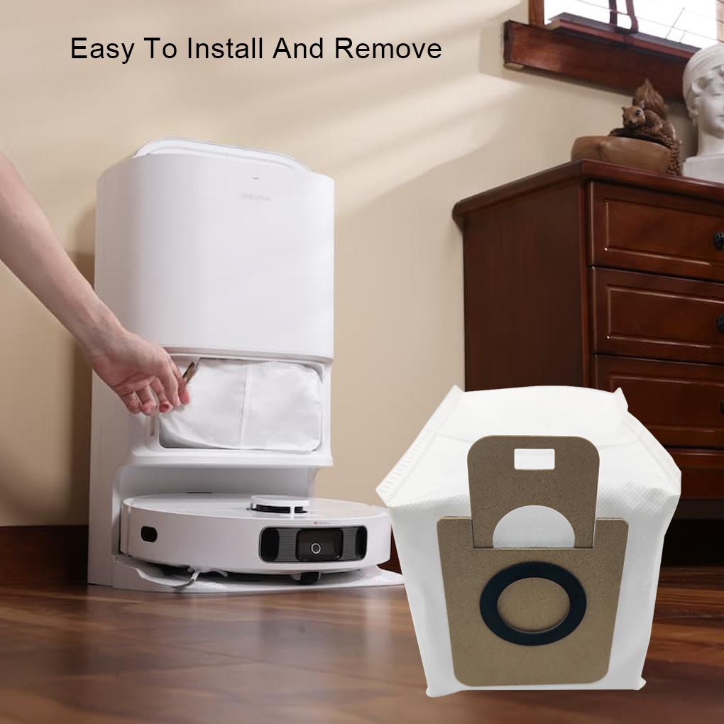 5pcs Multi-purpose Vacuum Cleaner Parts For Versatile Cleaning Robot Vacuum Cleaner Dust Bag Polyester Durable Easy