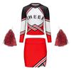 Womens Cheerleading Skirts School Style Performance Outfits Sports Competitions Stage Shows
