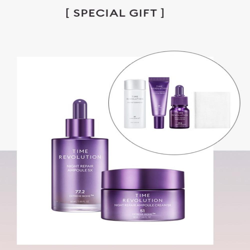 MISSHA Time Revolution Night Repair 5X 2-teiliges Set / Bestes Geschenkset