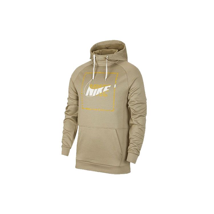 Nike Casual Sport Pullover Hoodie Training Sweatshirt Men Tops Brown CU6732-342