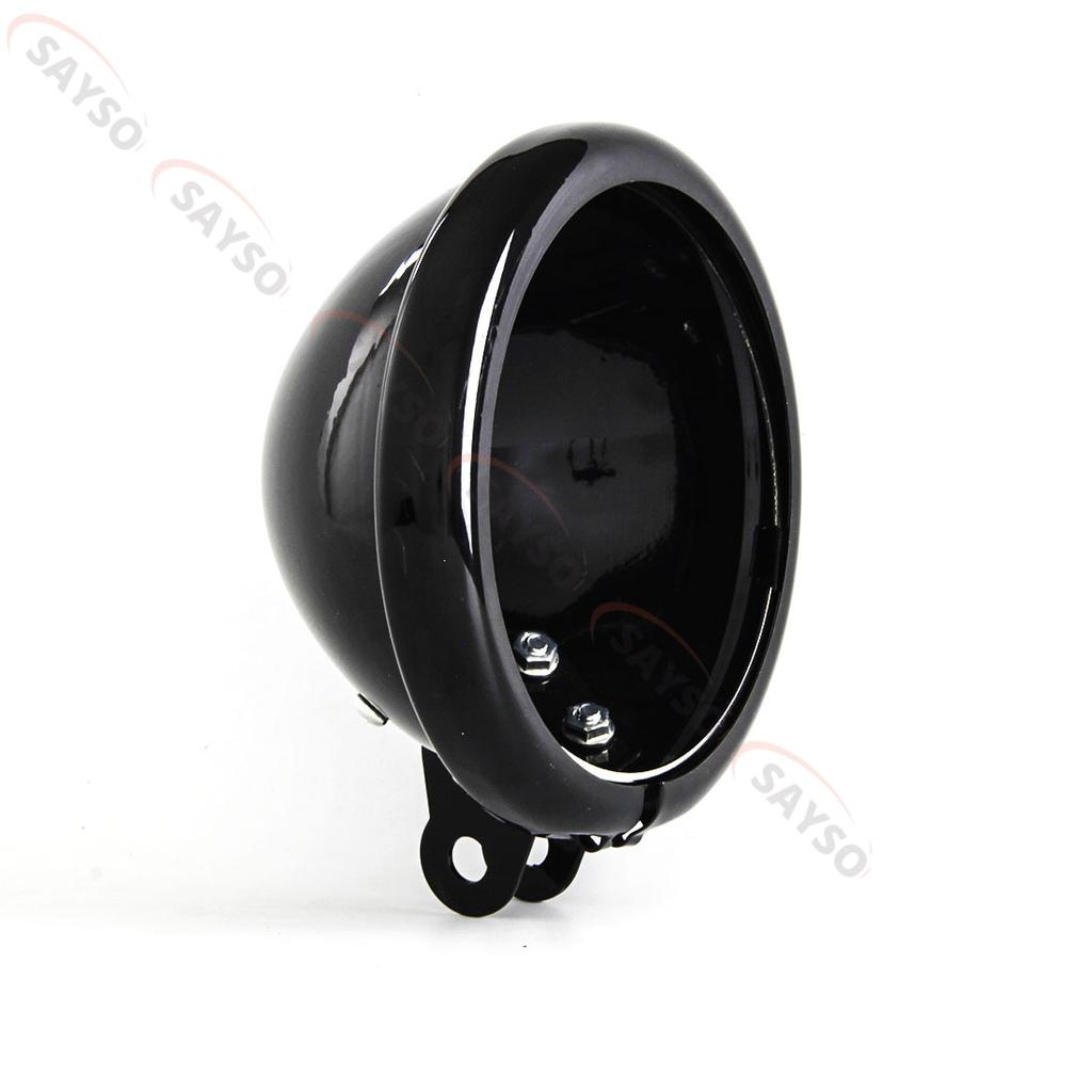 5 3/4" Round Motorcycle Accessories 5.75inch LED Headlight Housing Bucket For Sportster FXWG Chopper 5.75" Headlamp Cover