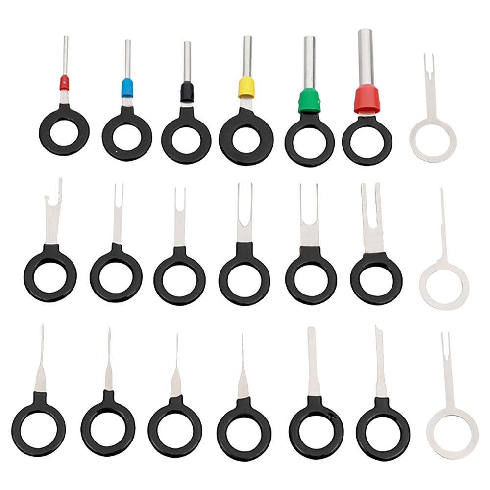 Инструмент для удаления электрических штырей Инструмент для снятия штыревых разъемов Съемник штырей Набор для извлечения контактов 21 шт. Инструмент для извлечения контактов Для