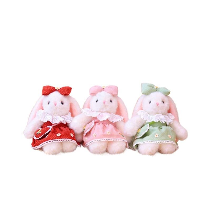 Cuddly Bunny Plush Toy Soft Long Ear Rabbit Stuffed Animal Valentine Christmas Easter Gift