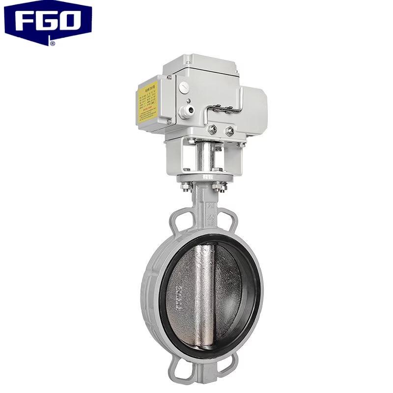 FGO Electric Wafer Butterfly Valve