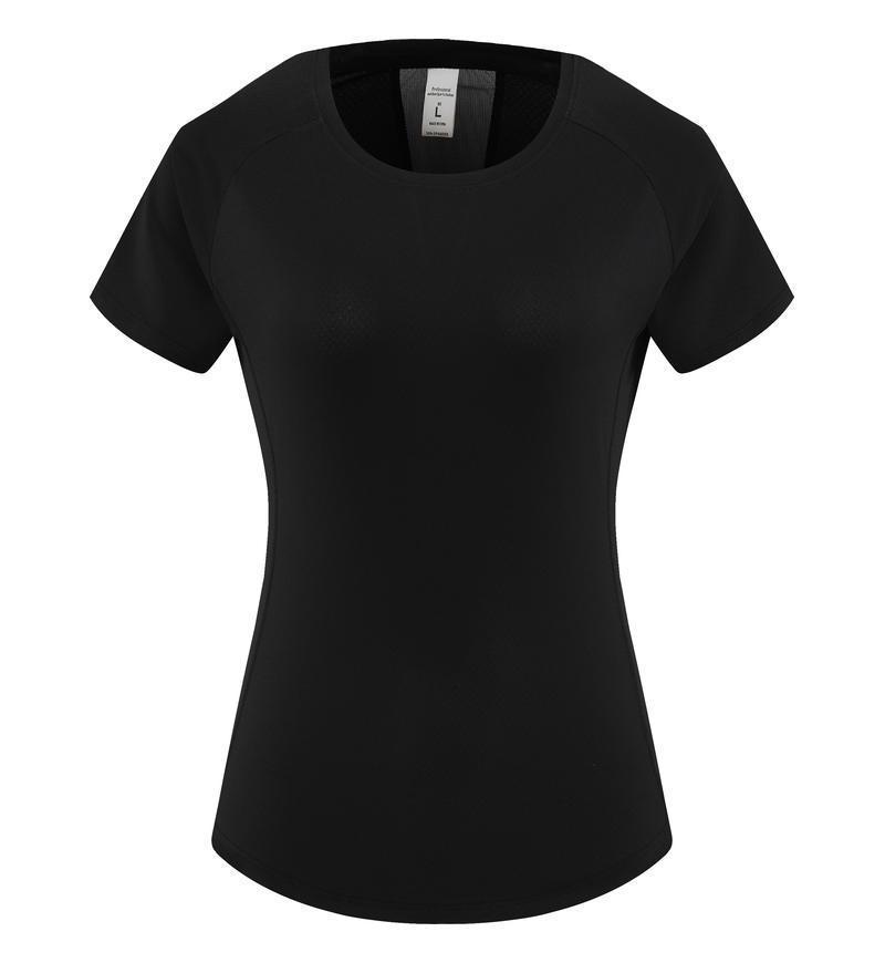 

Custom Women s Quick Dry Sports T-Shirt for Morning Runs, Badminton & Volleyball - Comfortable Loose Fit, Short Sleeve L чёрный