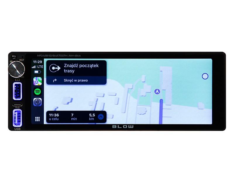 Autoradio AVH-686A 1DIN 7 Zoll RDS MP3/USB/micro SD/BLUETOOTH