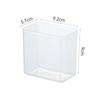 Lightweight Wall-mounted Storage Box Transparent PP Transparent Box  Bathroom Storage