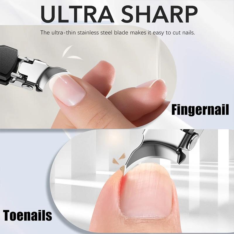2/4Pcs Nail Clippers Set Ingrown Toenail Thick Nail Clippers Set for Professional Pedicure Manicure Fingernail Tools