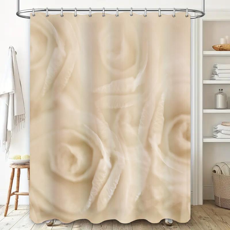 White Rose Print Shower Curtain With High-Quality Fabric For Bathroom Decor Perfect Gift Idea 175X203Cm69 X80InchAliexpress