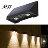 Outdoor Solar Wall Lights Fence Light, Washer Waterproof Warm Light Lamps Lamp, Garden Street Balcony Yard Stairs Decor Energy-saving