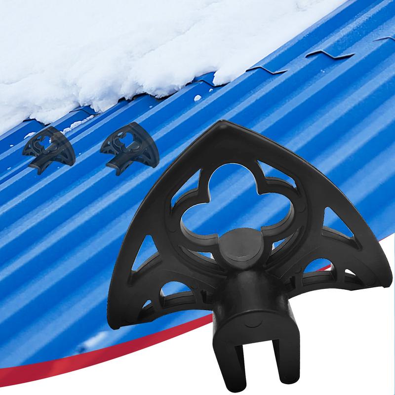 Metal Roof Snow Stops Standing Seam Block Stops Roof Ice Guard With Screws Stoppers Snow Diverter Ice Guard Snow Stops Stop Snow