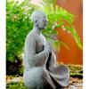 Praying Monk Statue Buddhas Statue Figurines Aquarium Decorations for Garden Outdoor Indoor Ornament Fish Tanks Decors