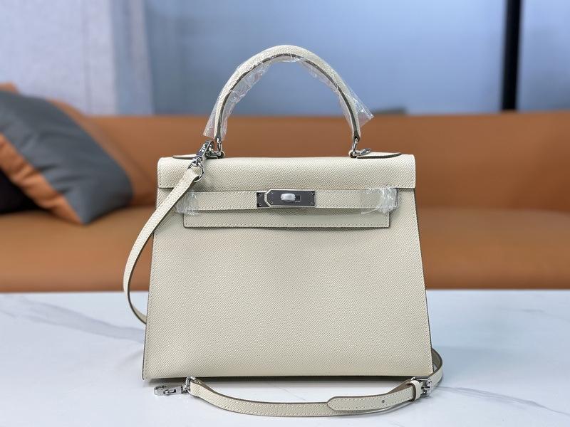 26 New Genuine Leather Women's Bag Palm Pattern Mini 22CM25 Silver Buckle Handbag Single Shoulder Diagonal Cross-border