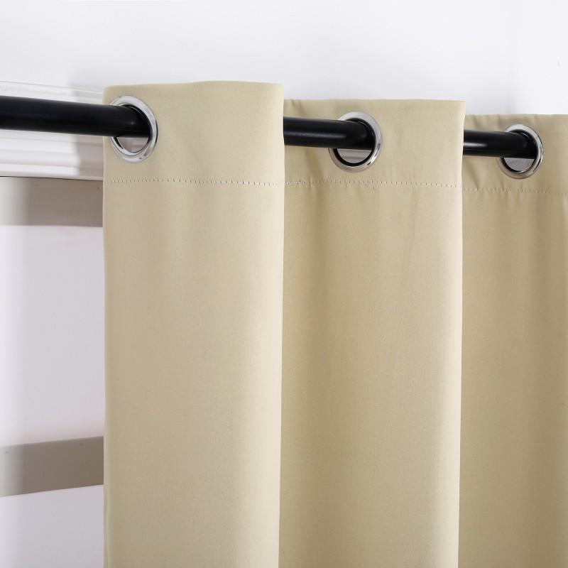 Perdele Blackout Dormitor Sufragerie - Material Culoare Solidă Semi-Blackout cu Căptușeală Dimensiuni Personalizate Disponibile