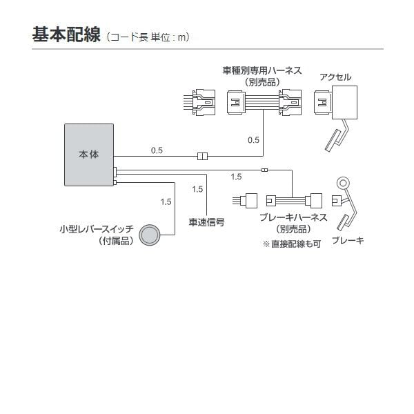 PIVOT AC2 Throttle Controller with Brake 3-drive Auto-Cruise Function, Vehicle-Specific Harness TH-5A, Harness BR-3 [Set Purchase] AC2/TH-5A/BR-3
