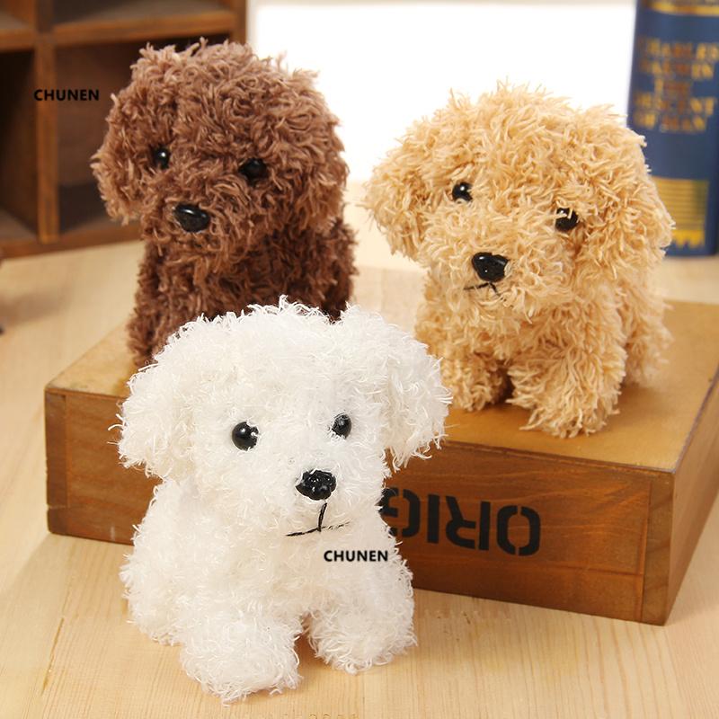Size 9*8CM Fluffy Dog Toy 3Colors - Gift Stuffed Plush Doll Little Key Chain Pendant Gift