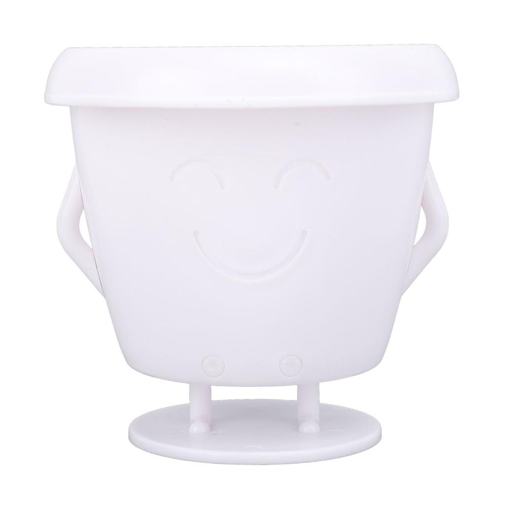 Gesicht Pflanzentöpfe Kunststoff Stehend Sukkulententopf Niedlicher Multifunktionaler Blumentopf mit Abzugsloch