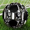 SIZE 5 Collingwood Magpies Soccer Ball Colorful All Ages Machine Stitched PVC Competition Ready Durable High-Bounce