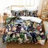Stampa 3D Anime Fairy Tail Cartone Animato Fairy Tail Stampato Set Biancheria da Letto Copripiumino Federa Set Biancheria da Letto Lenzuolo Copripiumino Matrimoniale