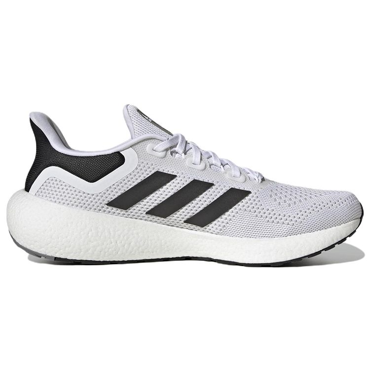 adidas PureBoost Jet White Black Unisex Sneakers Footwear-White Core-Black Grey-Three GW8587